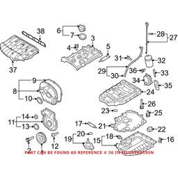 Audi VW Triple Square Bolt (M8x20) N91048802